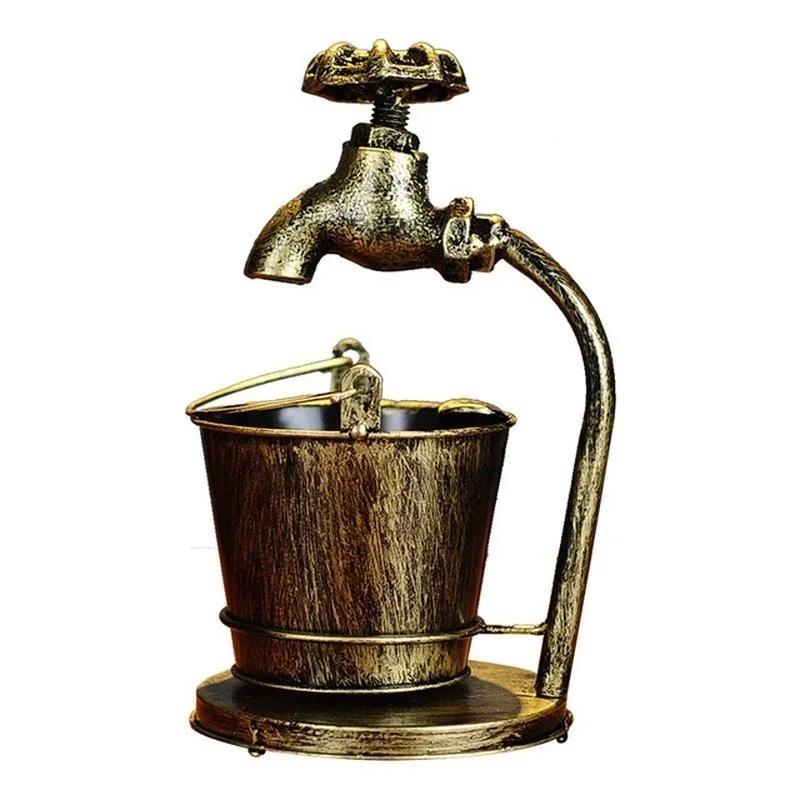 Creative Ashtray Iron Retro Metal Home Garden Decoration Accessories Bar Cafe Living Room Restaurant Desktop Display Craft