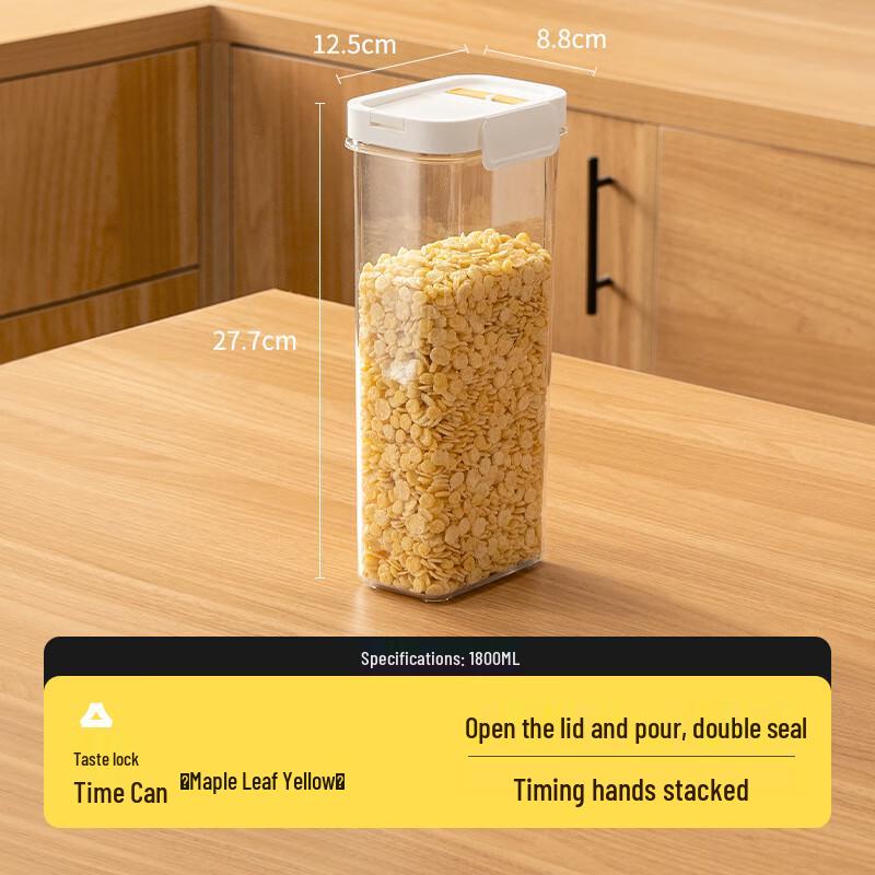 Airtight Plastic Food Storage Containers for Grains and Coffee