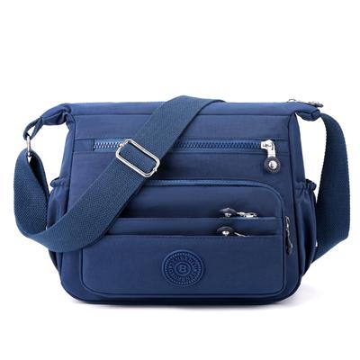 Single-shoulder Crossbody Bag Multi-compartment Water-resistant Women's Bag Casual Canvas Bag