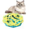 Interactive Puzzle Toys for Cats with Scratching Board, Mental Stimulation Toy for Indoor Kittens and Small Breeds