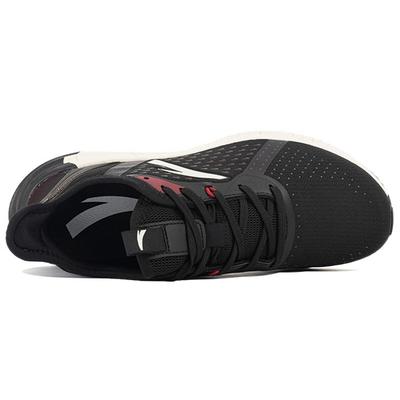 Mesh Breathable Abrasion Resistant Breathable And Wear Resistant Low Top Running Shoes Men's Black 112115557-2