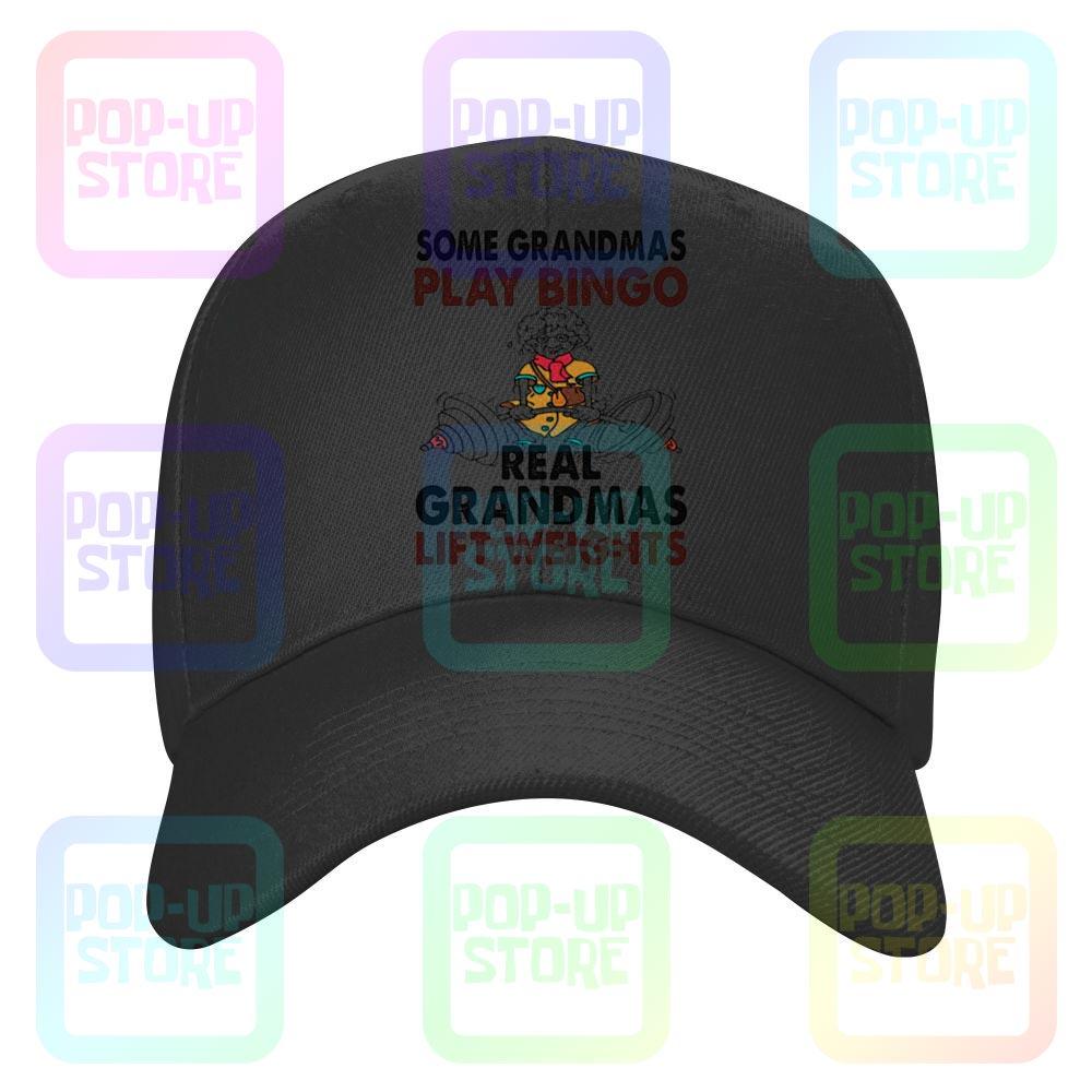 

Some Grandmas Play Bingo Real Grandmas Lift Weights Weightlifting Caps Baseball Cap