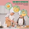 Extracteur d'œuf et de blanc d'œuf Séparateur à long manche Acier inoxydable 304 Fouet à œufs rapide Filtre pour mélanger les aliments pour bébé Ustensiles de cuisine