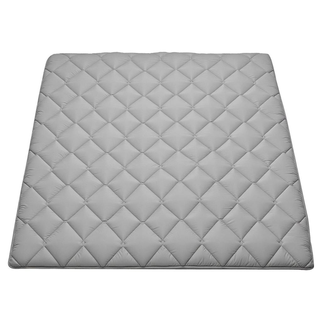 Japanese Tatami Mat, Queen Size Foldable Japanese Tatami Mattress, Futon Mattress with Storage Bag & Fastener, 9-Layer Floor Mat for Sleeping, Dorm,