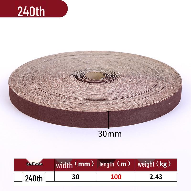 

K51-B Abrasive Cloth Sandpaper Roll - Available in 20, 25, 30, 40, & 50mm Widths, Customizable Cross-Border.