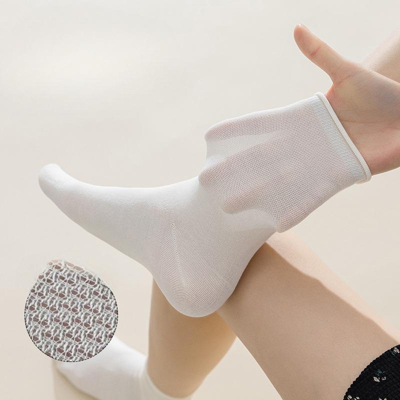Mulberry Silk Stockings, Children's Mid-calf Stockings, Summer Thin Pile Stockings, Boneless Summer Anti-odor Long Calf Stockings