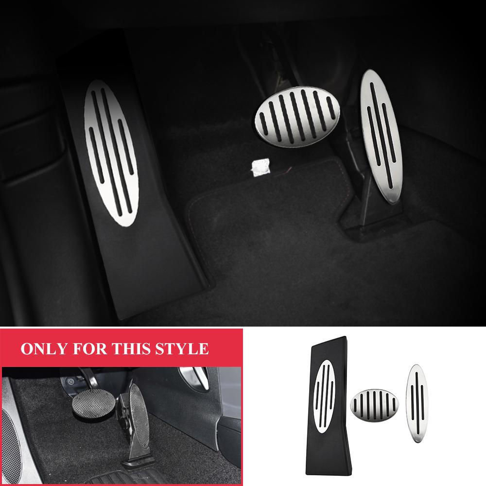 Car Pedals for BMW Mini Cooper JCW S R55 R56 R60 R61 F54 F55 F56 F60 Auto Footrest Gas Brake Clutch Pedal Cover