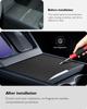 Center Console Wrap Kit for Model 3() 2024 2025 and Model y Accessories Console Cover Interior Decoration Wrap Kit( Carbon Fiber)