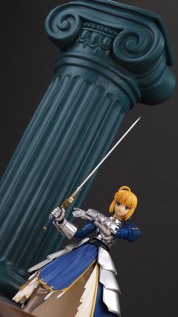 in three Impressive figma Arts Diorama Photography Figures and Accessories Ancient Greek and Roman Style Pillars 30cm x [Good directions] (Black 2)