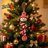 Seasonal Crochet Crafting Projects Spiral Ornament DIY Kit for Adults Beginners Christmas Craft Set Handmade Holiday Decorations with Yarn,
