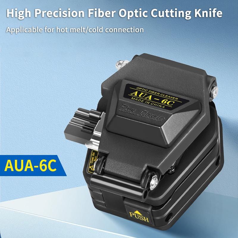 Fiber Cleave Aua-6C Cable Cutting Knife Fttt Fiber Optic Knife Tools Cutter Optical High Precision Cleaver Tool 16 Point Blade