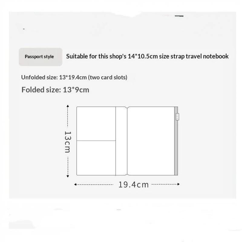Plastikowa torba na zamek błyskawiczny do notatnika Midori Travelers Notebook, dziennika, planera, akcesorium, uchwyt na karty, przechowywanie, standardowy/kieszonkowy/paszportowy