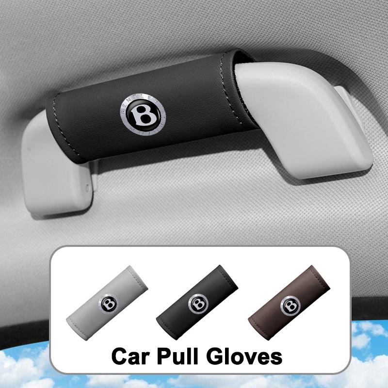 2pcs Car Roof Handle Protection Cover Gloves Accessories for New Bentley Flying Hurtling Spur Continental GT Bentayga Mulsanne