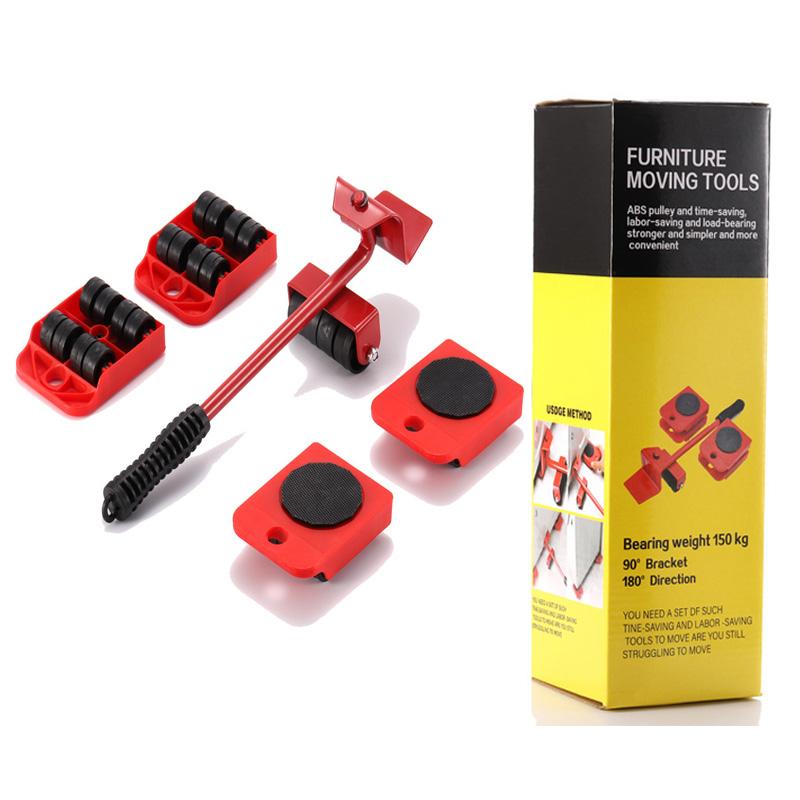 5pcs Furniture Weight Mover Five Pieces Mover Heavy Object Moving Tool Mover
