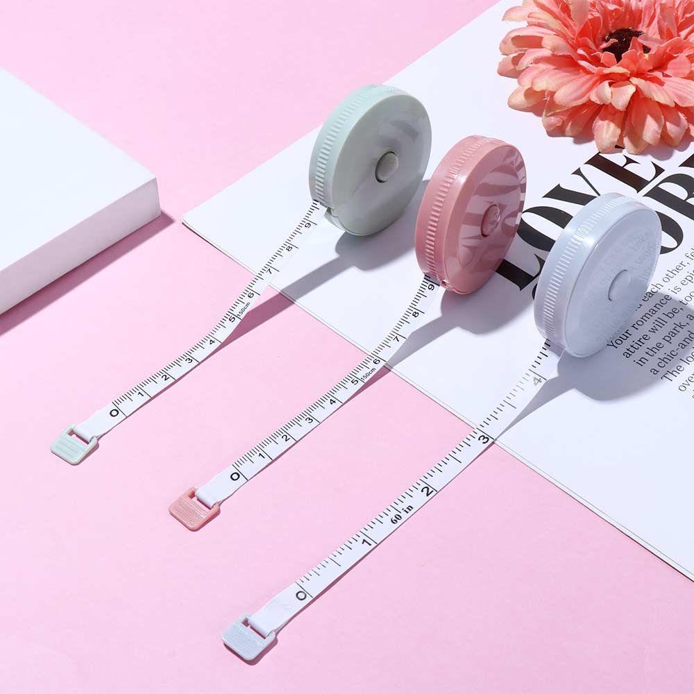Retractable Sewing Tool Measuring Tool Kids Height Centimeter Student Retractable Rulers Measures Measuring Ruler Roll Tapes