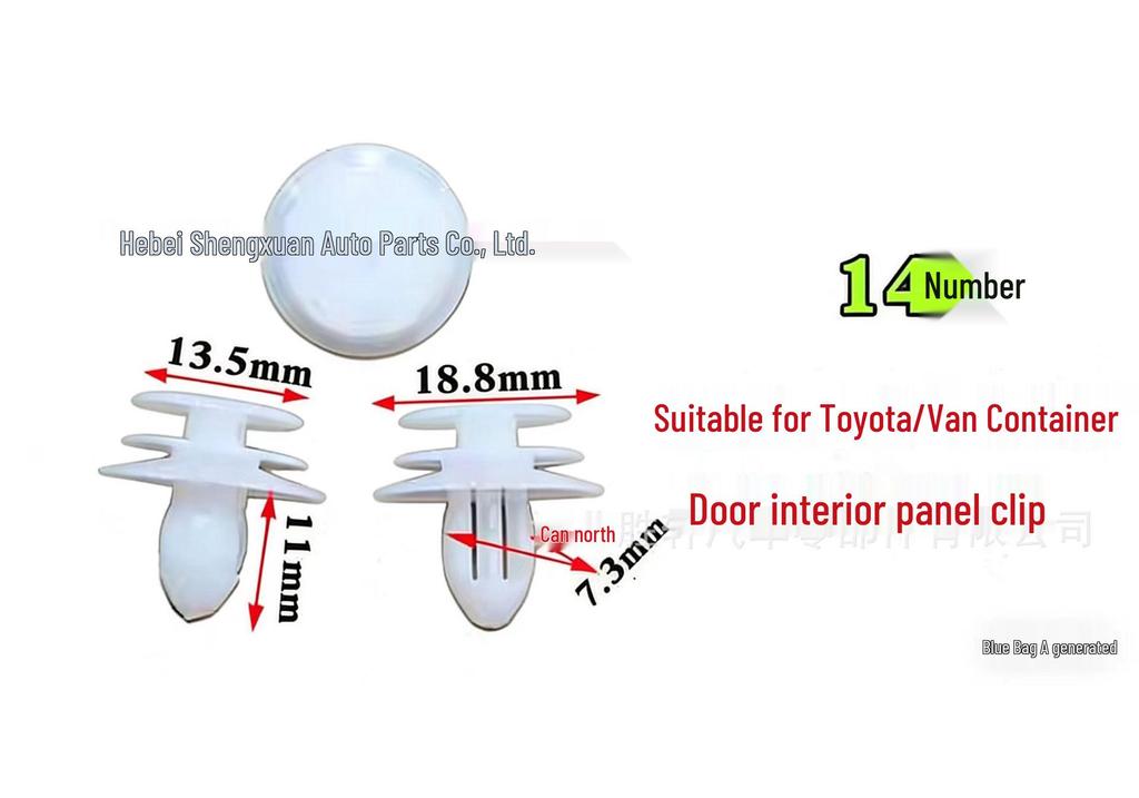 Universal Nylon Door Panel & Trim Fixing Clip for Cars