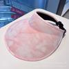 Vinyl Large Brim Sunshade Shade Sunscreen Hat Women's Fashion Can Roll UV Protection Outdoor Riding Summer Empty Top Hat