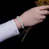 5mm Round Cuban Tennis Bracelet: Unisex Light Luxury High-End European and American Style