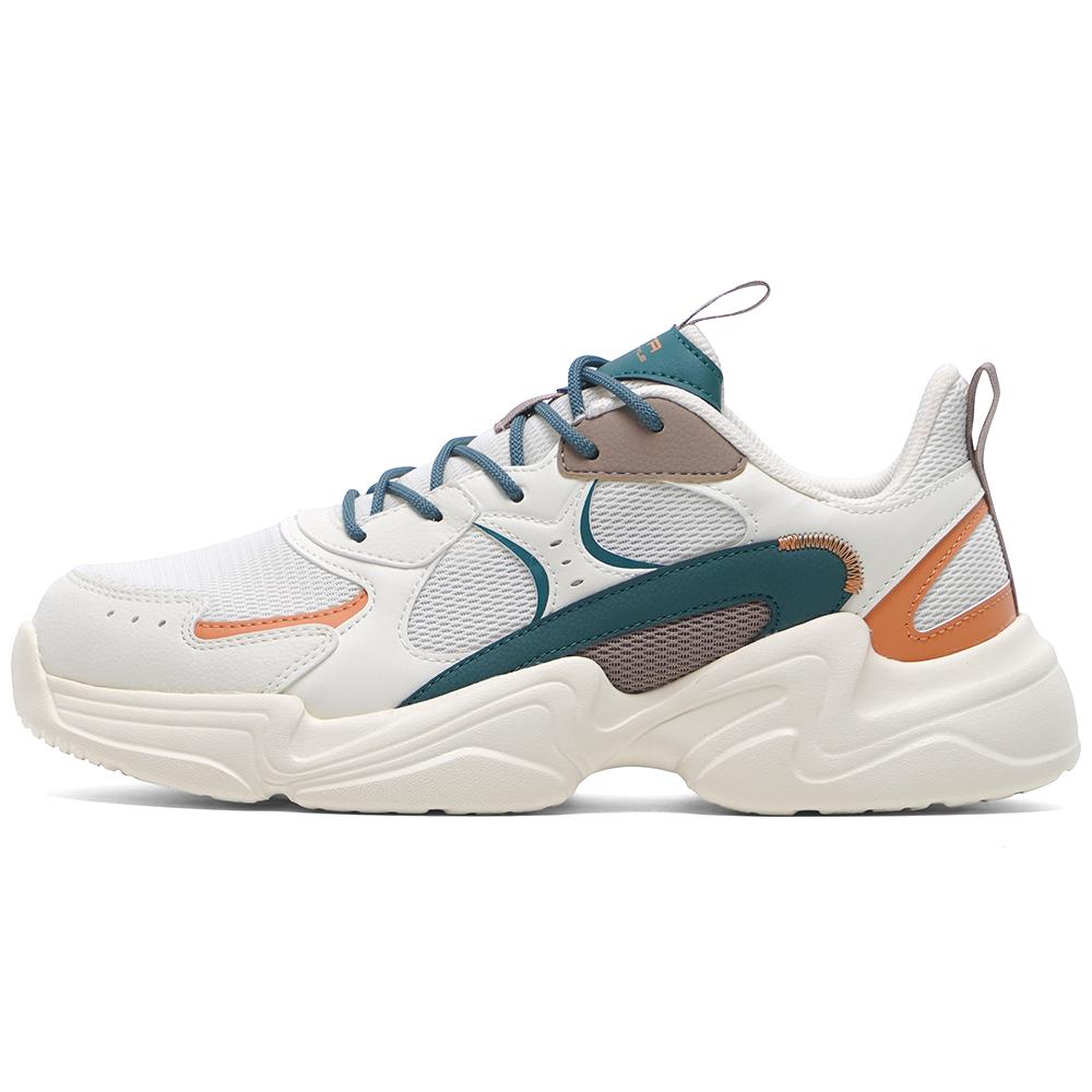 

New Anta Life Collection Anti Slip Wear Resistant Low Top Chunky Sneakers Men s Beige White Green 111938822R-22 42