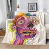 Artist Bjarne Melgaard Designer Blanket King Size Microfiber Bedding Fluffy Soft Blankets Sofa Decoration Bed Throw Beach Towel