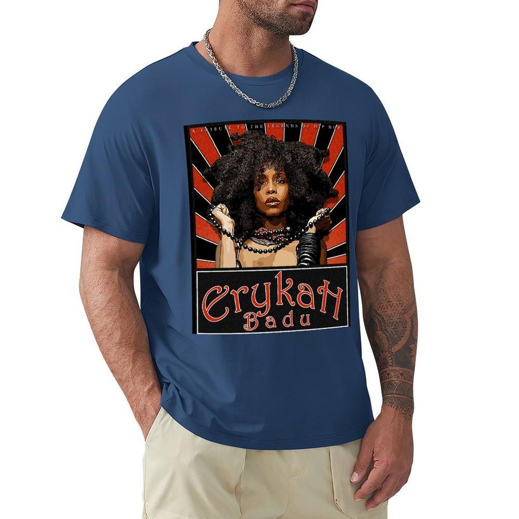 Erykah Badu Hair D-3 T-Shirt Boys Whites Plain Men'S T-Shirt