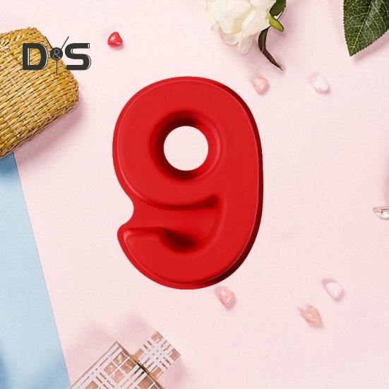 3D Digital Cake Mold Silicone Nonstick Number Cake Pan for Cakes High Low Temp Resistant Anti-Slip Texture Surprise Birthday Bread Mold