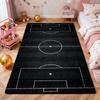 Soccer Ball Water Splash Print Theme Rug Soft Texture Nonslip Carpet For Hallway Balcony Study Home Party Decor Christmas Gift
