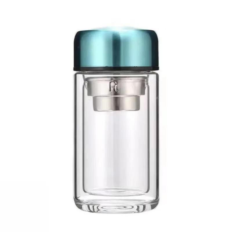 Shangqi Mini Double-Layer Insulated Glass Cup
