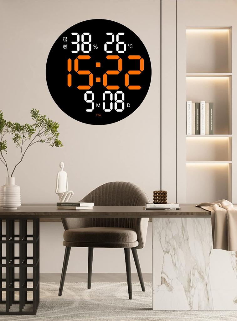 Danmukeji LED Digital Popular Wall Wall Large Fashion Color Easy to Adjustable Light Same Screen USB Memory Remote Living Japanese Instruction Manual