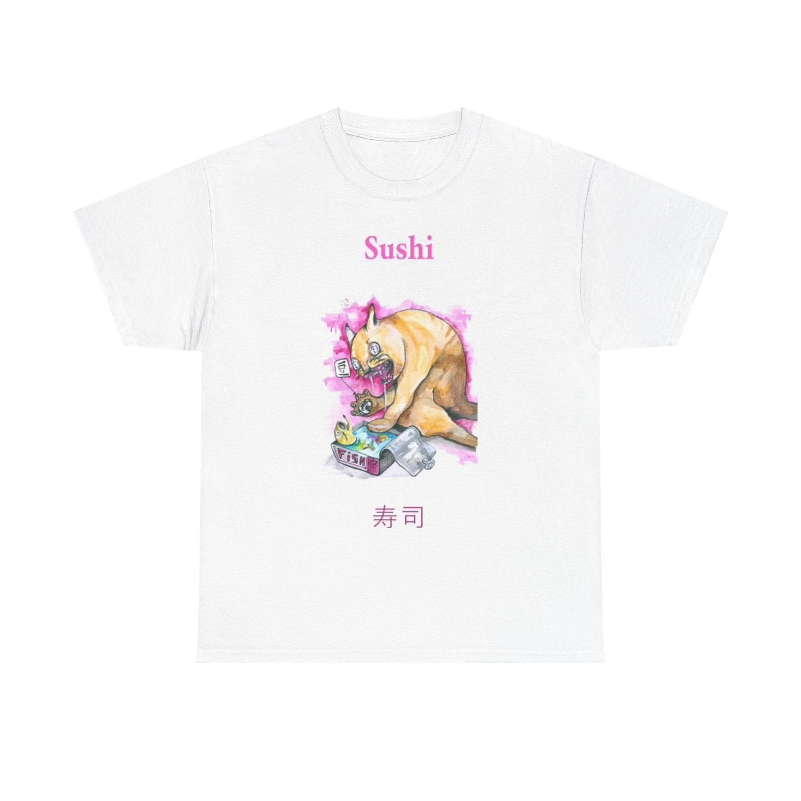 Men s and Women s T-shirts Sushi M