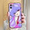 Kawaii S-Shampoo Funny Anime R-Ranma 1 2 Phone Case Cool Black Silicone Soft For IPhone 16 15 14 13 12 11 X XR Plus Pro Max Plus