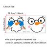 2PCS/SET Self-adhesive Toilet Seat Sticker Waterproof Wall Sticker  Dormitory
