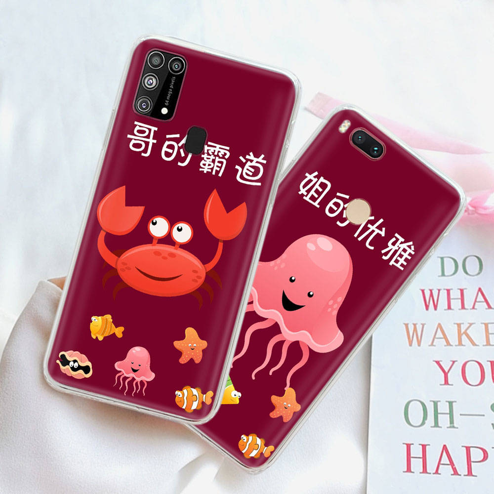 

Чехол для Xiaomi Redmi Note 13 VIVO Y20 Tecno Pova Samsung S24 Realme C3 OPPO F11 Moto E32 Infinix iPhone 15 Sea Animals