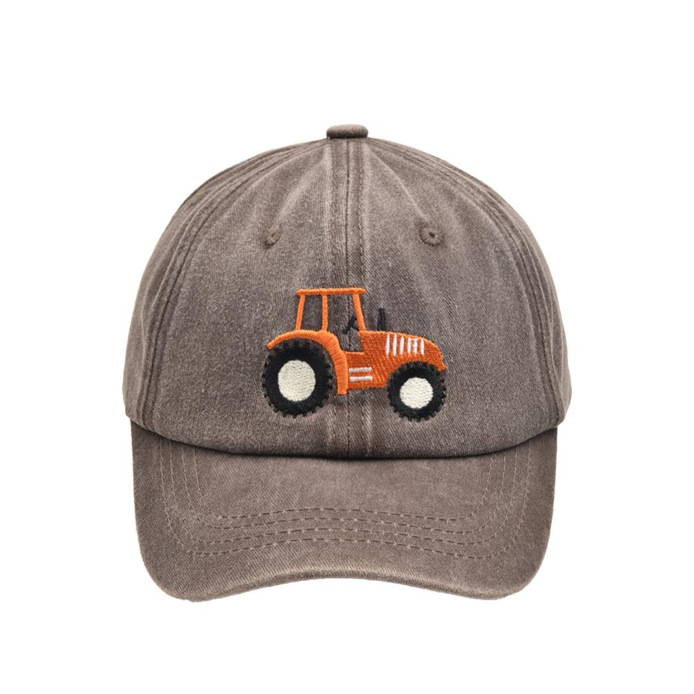 Kids Baseball Cap Fashion Tractor Embroidered Spring Summer Sunscreen Caps for Boys Girls Casual Hat for 3-8 Years Kids Gifts
