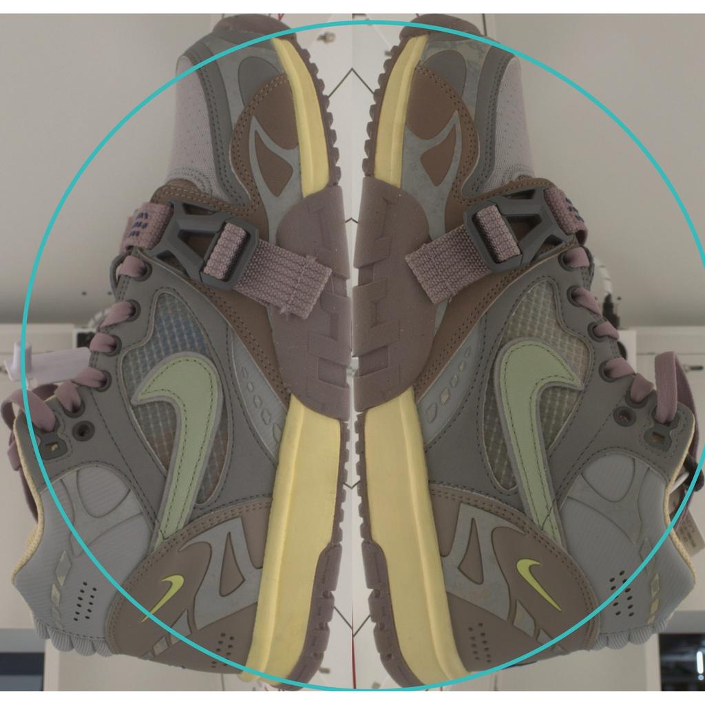Pre-owned Nike Air Trainer 1 SP Light Smoke Grey and Honeydew DH7338-002-P26093464049293