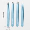 2/4 Stück Beauty-Tools Augenbrauenpinzetten-Set Edelstahl Haarentfernungsclip für Gesichtshaare Wimpern Augenbrauen Pinzette Professionelle Anfänger