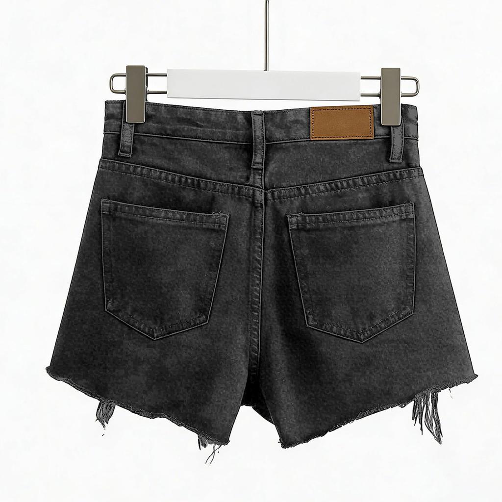 Ladies' Casual  Versatile Fashionable Denim Shorts