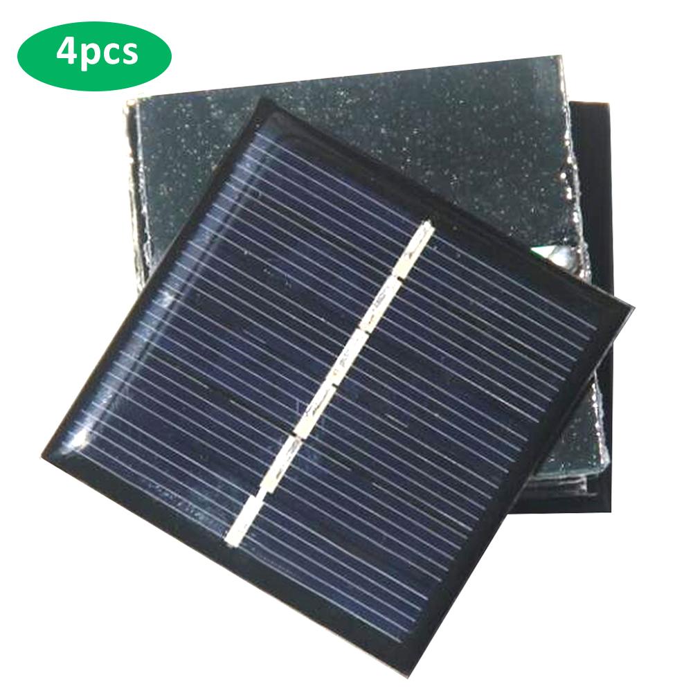 4PCS 3V 168mA Solar Panel DIY Material Outdoor Emergency Charger Portable Power Supply