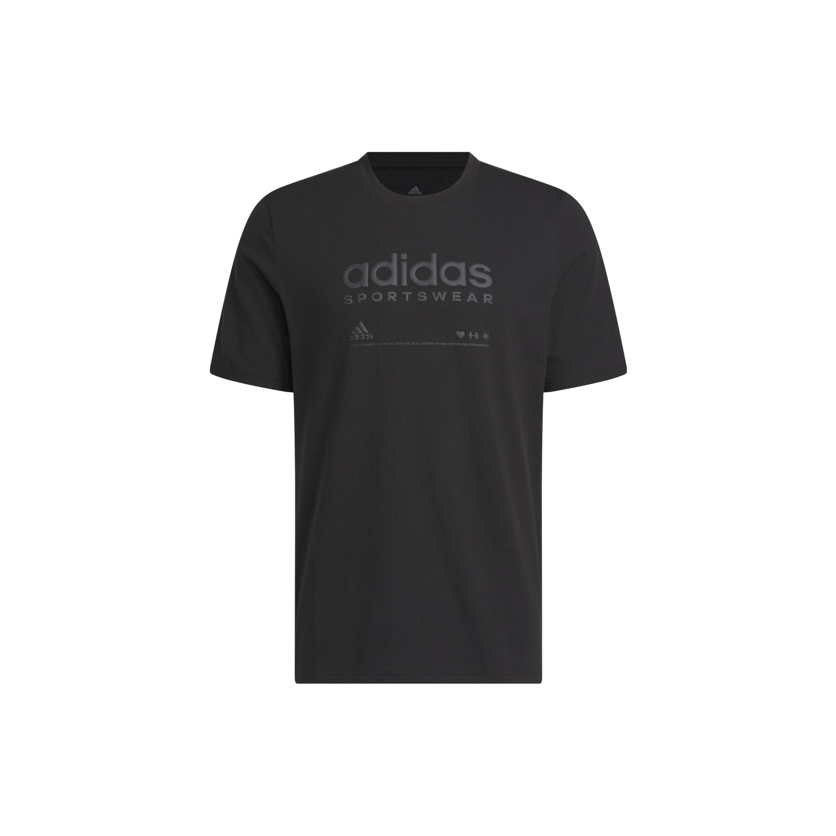 

New Adidas T Shirts Men Black H49669 M