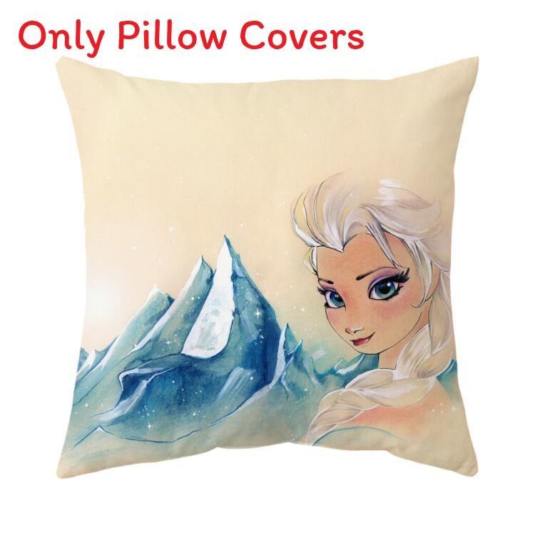 

Snow The Frozen Queen Cartoon Cushion Cover Linen Material Cozy Spaces Home Style 40