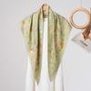 Retro old money wind cashew flower triangle scarf women's fashion high sense versatile decoration outer silk scarf scarf fart curtain tide