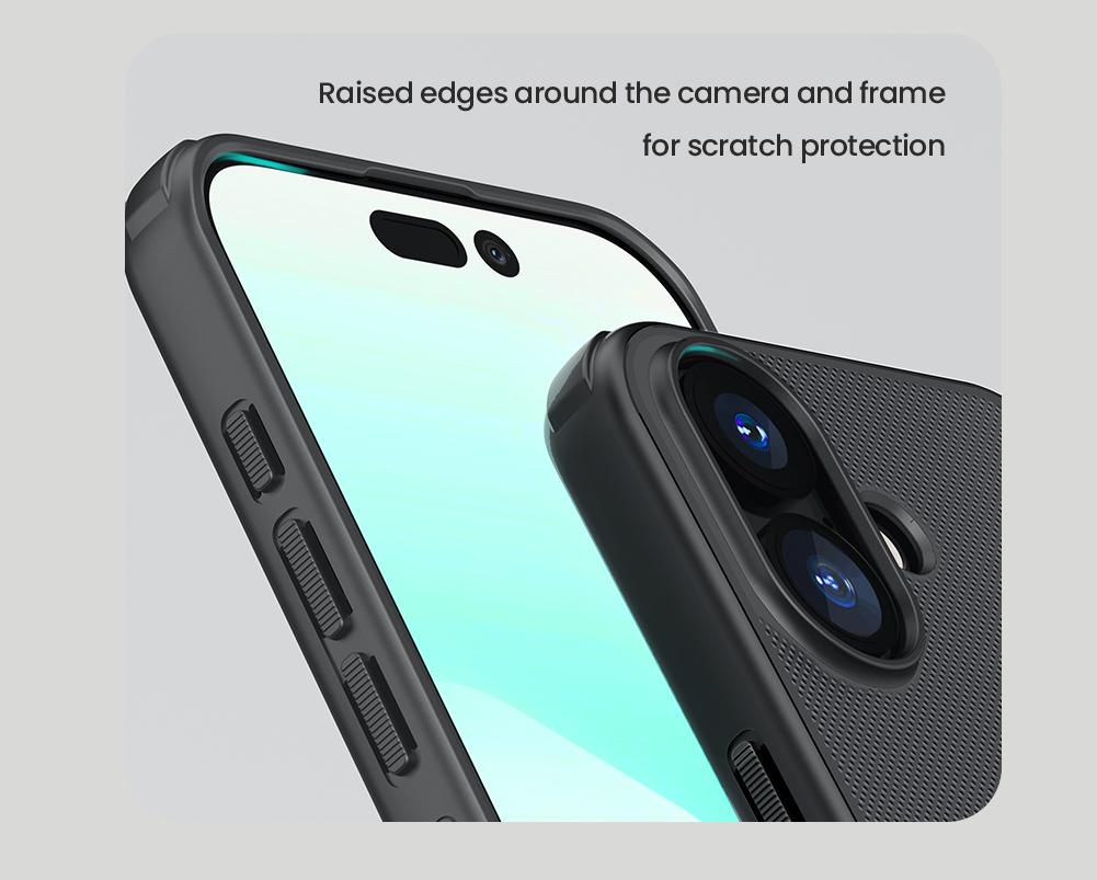 Für iPhone 17 Hülle Nillkin Super Frosted Pro Weicher TPU-Rahmen und Harte PC-Rückseite Schutz Handyhülle Für iPhone 17