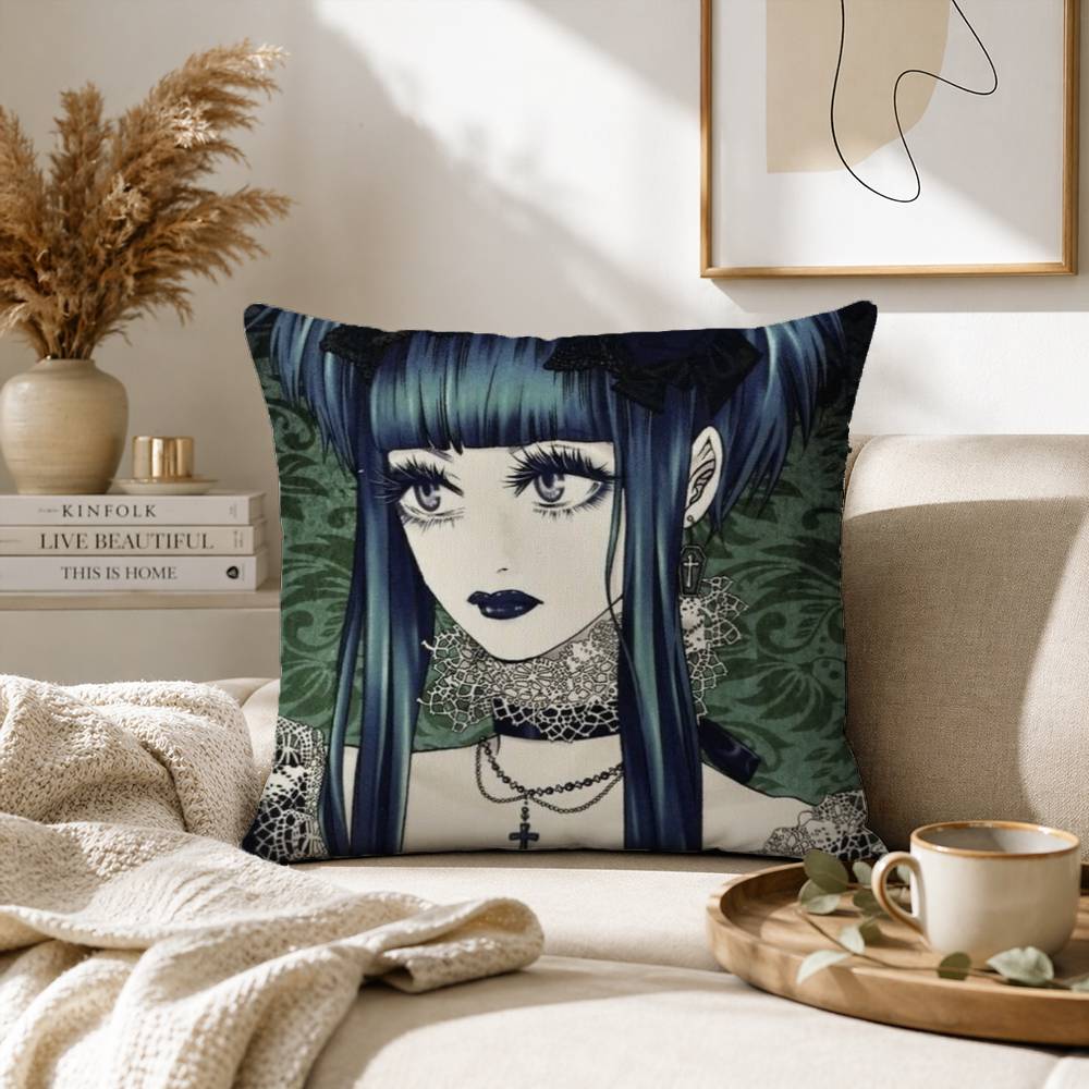 Mana MMalice Gothic Mizer Pillow Case for Sofa Living Room Home Office Decor Protective Cover