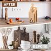 4-Slot Metal Cutting Board Stand Kitchen Storage Rack Divided Organizer For Cutting Boards Kitchen For Cutting Boards For Easy