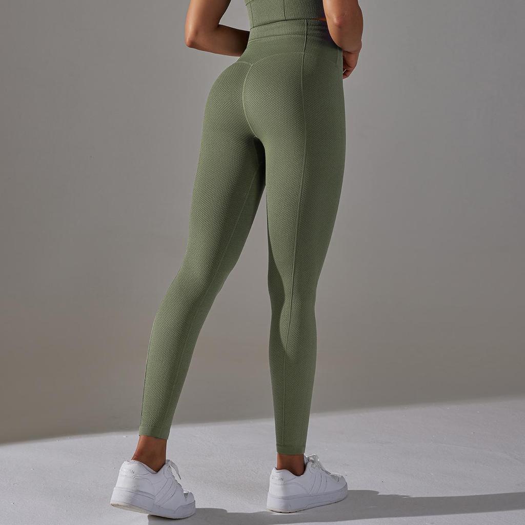 High-Waisted Tummy-Control Yoga Pants for Women's Outdoor Running & Fitness