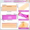 2 Pcs Rectangular Soap Mould 40 oz Handmade Soap Molds Kit with Wooden Box Easy Release Silicone Soap Mold Kit for Handmade Loaf
