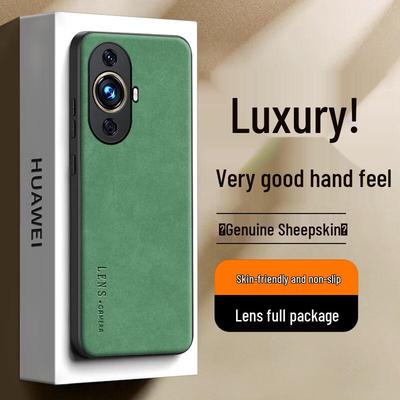 SHIYONG Ledertextur Vollständige Abdeckung Handyhülle für Huawei Nova Serie