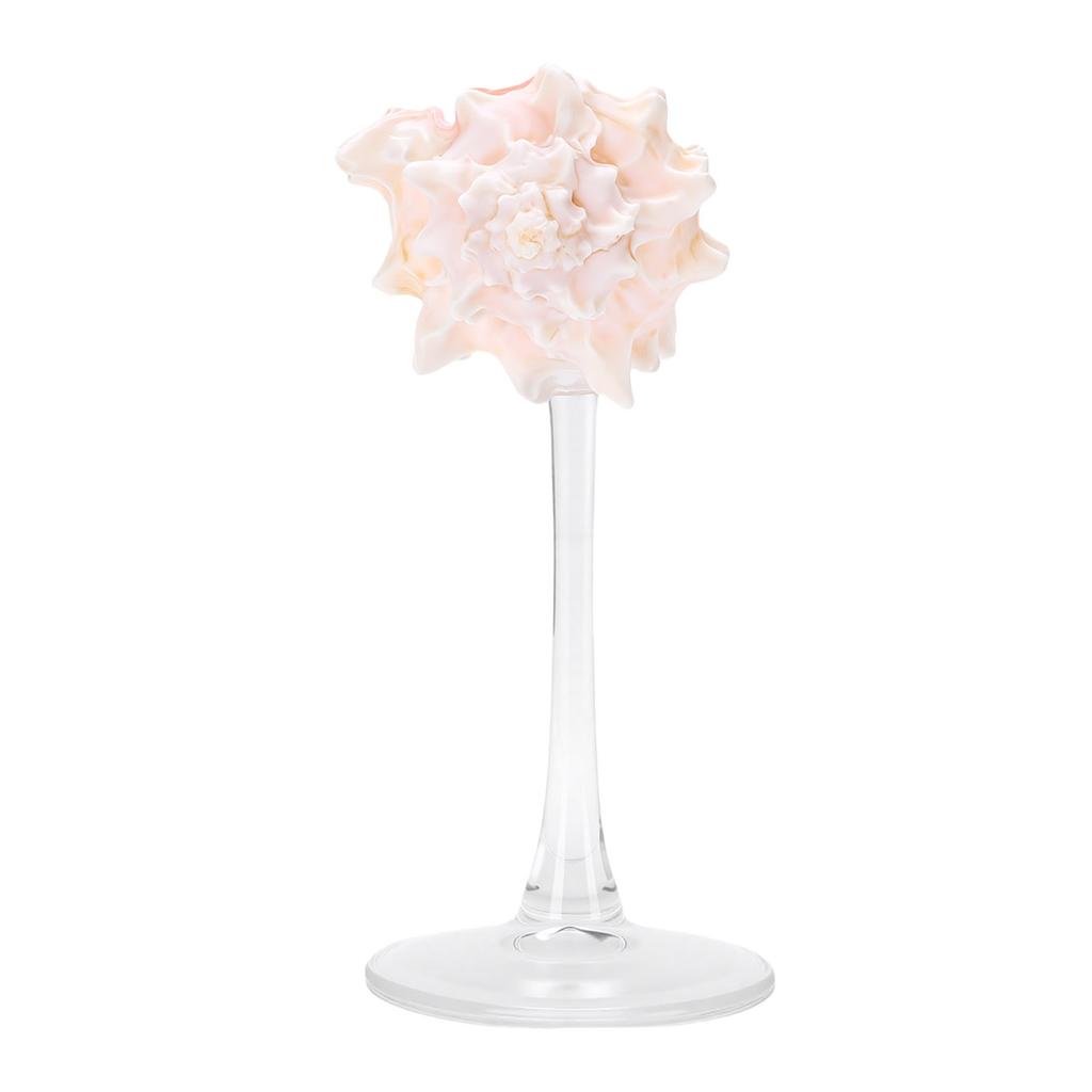 Wine Glass Unique Polished Stem Wine Glass for Cold Beverages Desk Ornament