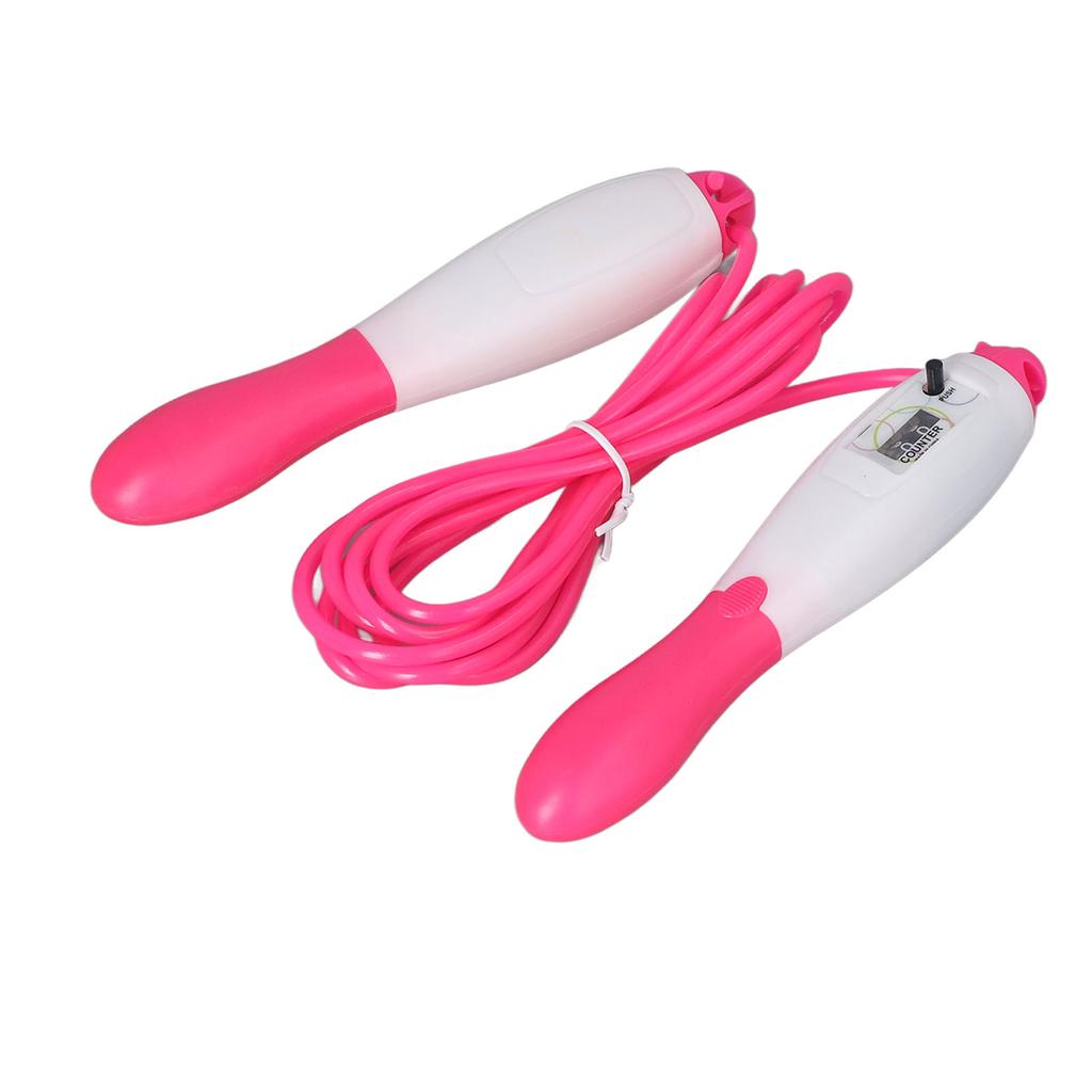 Skipping Rope PVC Cord Plastic Adjustable Fitness Counting Jump Rope for Adult Workout Student