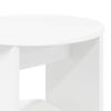 White Side Cabinet 40 x 40 x 100 cm Engineered Wood